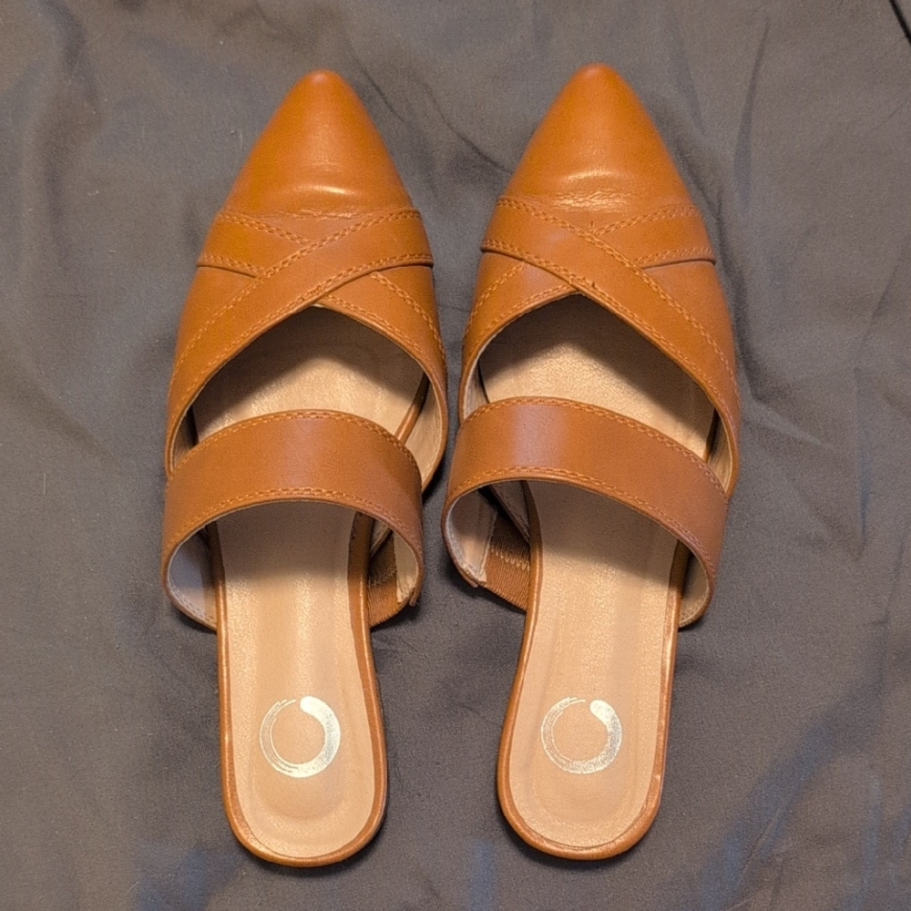 Women's Tan Slip-On Shoes